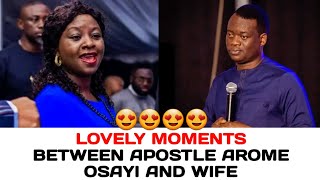 LOVELY MOMENTS BETWEEN APOSTLE AROME OSAYI AND WIFE (Rev. Dinna Osayi)  1sound theoutpouring