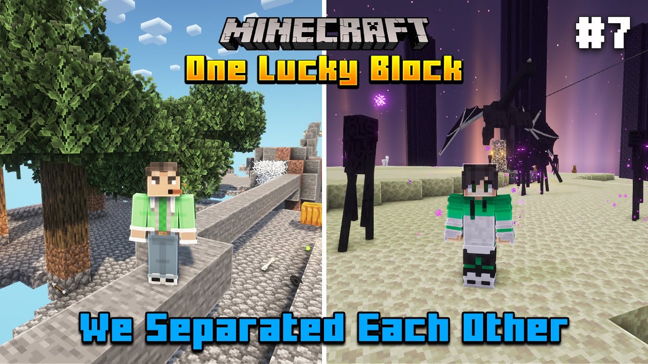 We Separated Each Other | One Lucky Block #7 | Minecraft in Telugu | Raju Gaming