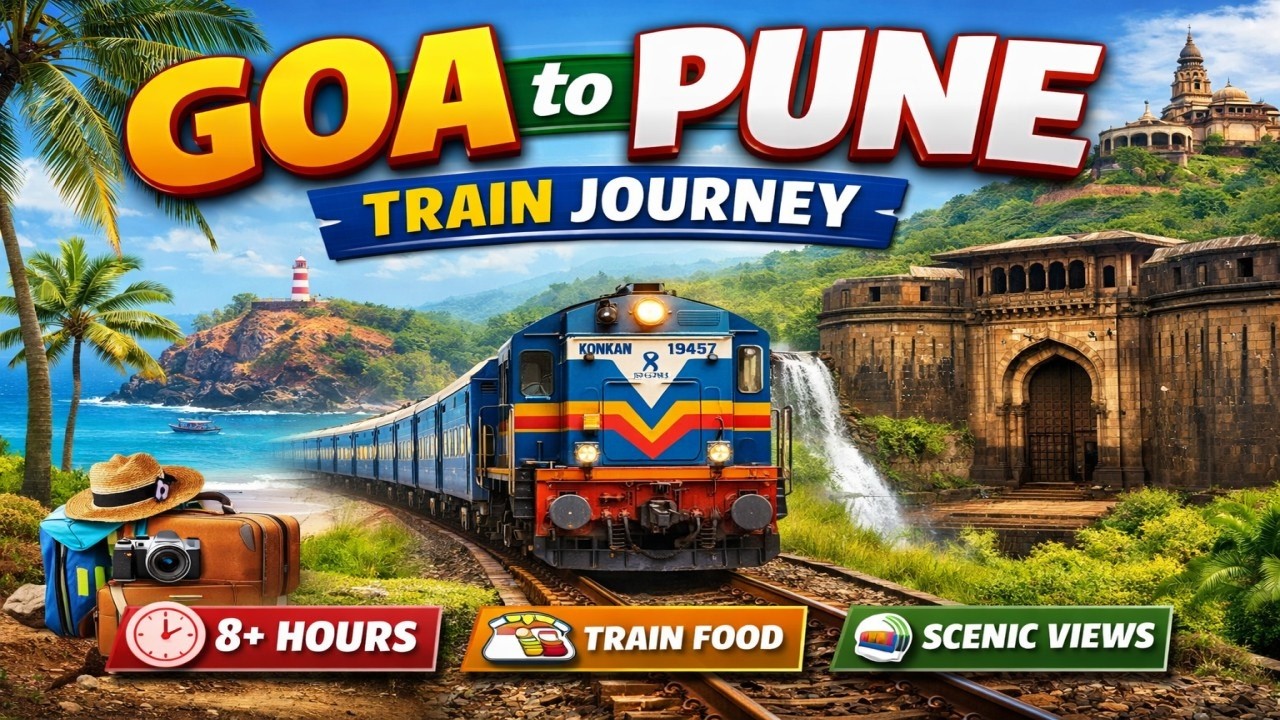 Madgaon to Pune Train Journey | 12779 Goa Express 3AC | November Travel Vlog