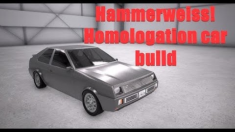 Homologated Group B Rally Car Build - HAMMERWEISS! Audi Quattro Inspired - Automation + Beamng