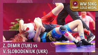 D Medal Ww 50Kg Zerda Demir Tur Vs. Viktoriia Slobodeniuk Ukr