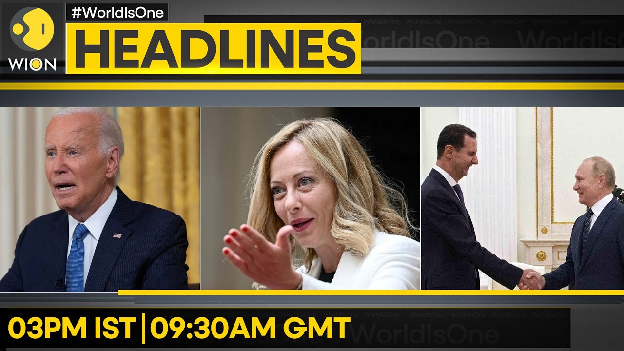 Putin meets with Syria's Assad in Moscow | Italy PM Meloni to visit China | WION Headlines