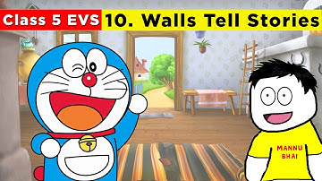 Class 5 Evs chapter 10 - Walls Tell Stories | Class 5 Evs | walls tell stories