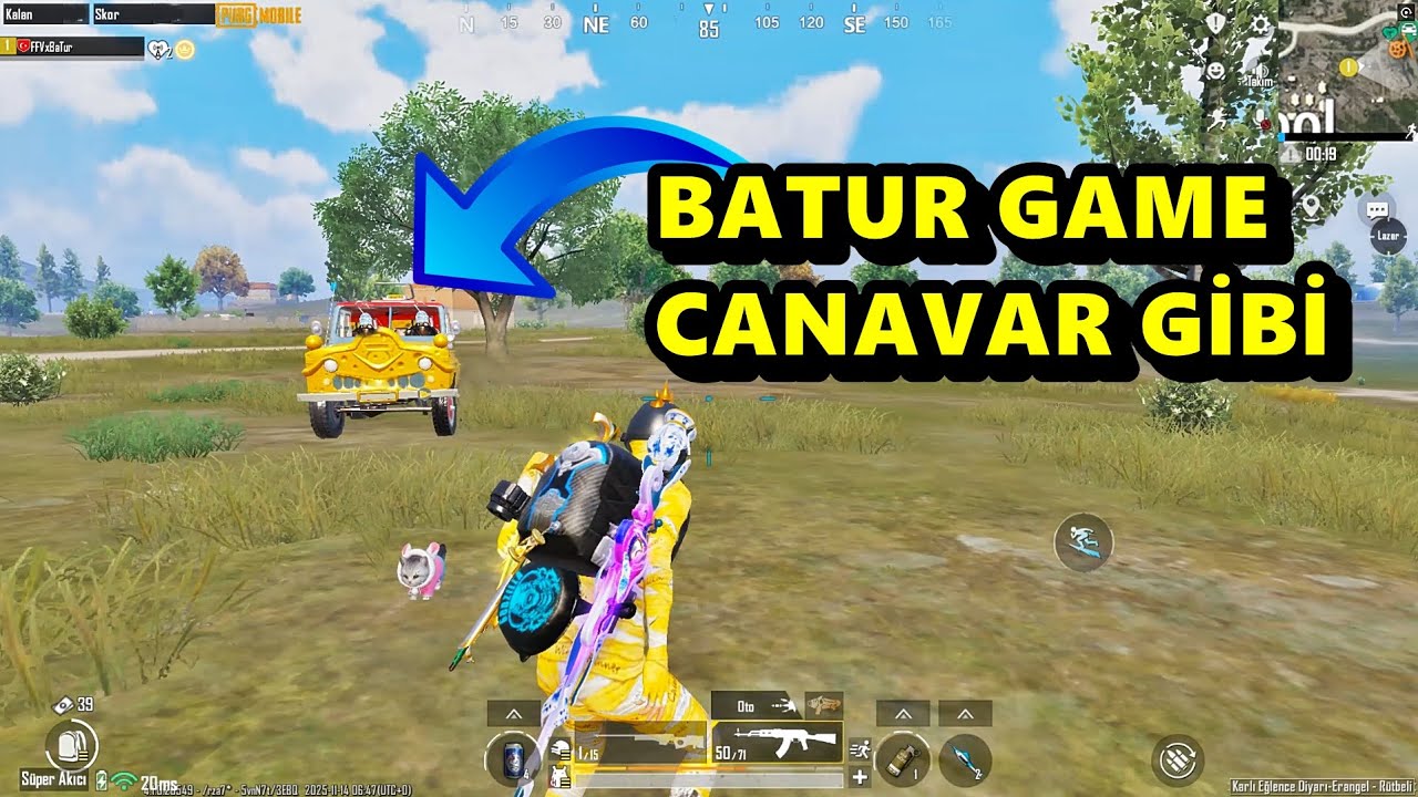 CANAVAR MODU AÇILDI ! BATUR GAME SOLO SQUAD PUBG MOBİLE