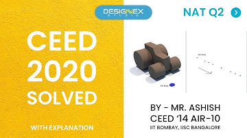 CEED 2020 NAT Q-2 | Detailed explanation | CEED 