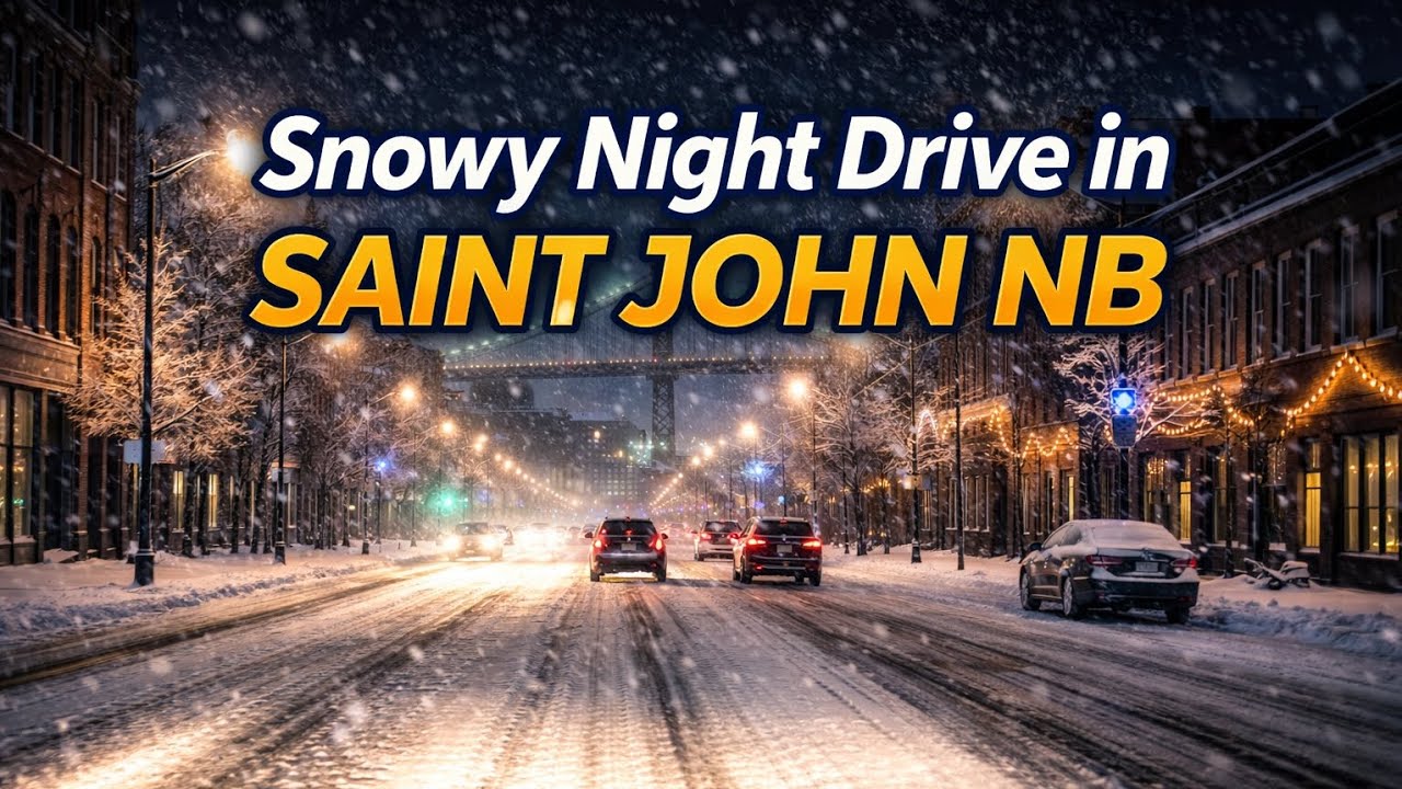 Mag drive na Tayo pa uwi from work habang nag snow 