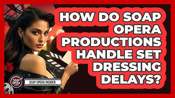 How Do Soap Opera Productions Handle Set Dressing Delays? - Soap Opera Insider