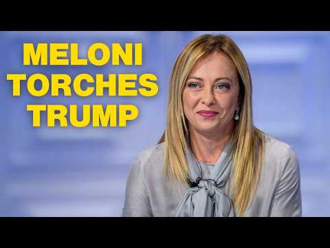 Italy's Prime Minister Is DONE Playing Nice With Trump. Here's What Set Her Off...