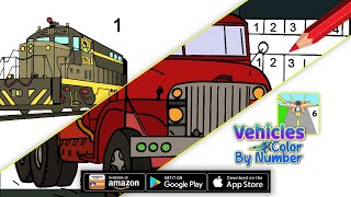Vehicles Paint By Number screenshot 5