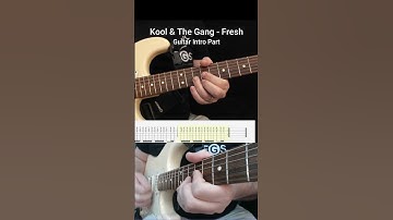 #tutorial tutorial Kool & The Gang - Fresh  Guitar Intro Part #guitar #guitarlesson #guitarcover