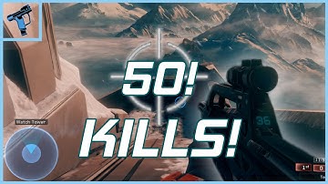 50 KILL COMPETITIVE GAME Halo 2A: Stream Highlights