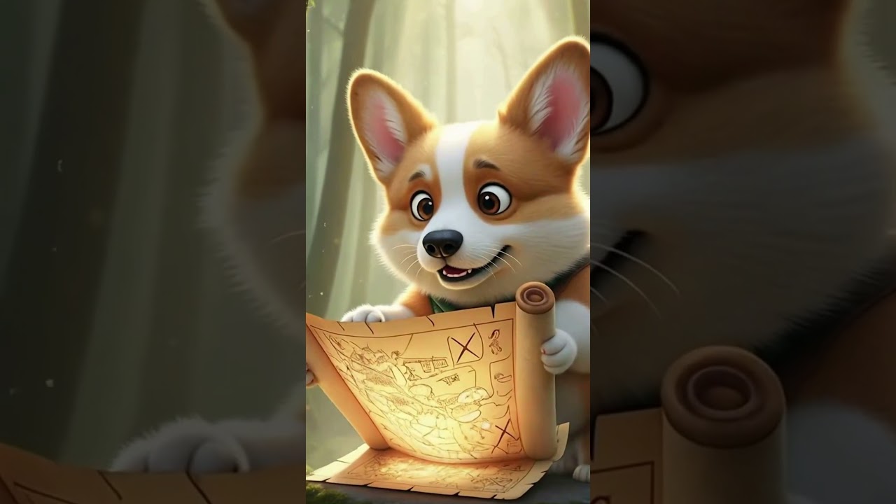 🎒 Corgi’s Forest Treasure Hunt! 🌿 | CorgiCore #59