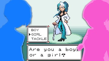 The only game where you can choose your gender.
