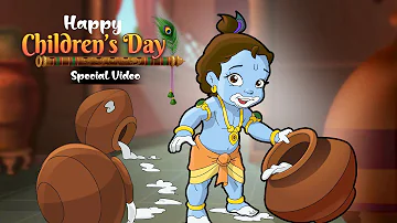 Krishna - Happy Children's Day | Special Video | Cartoons for Kids