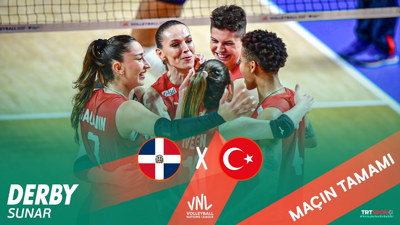 🔴 CANLI Türkiye Dominik Cumhuriyeti "2024 Kadınlar VNL Hong Kong