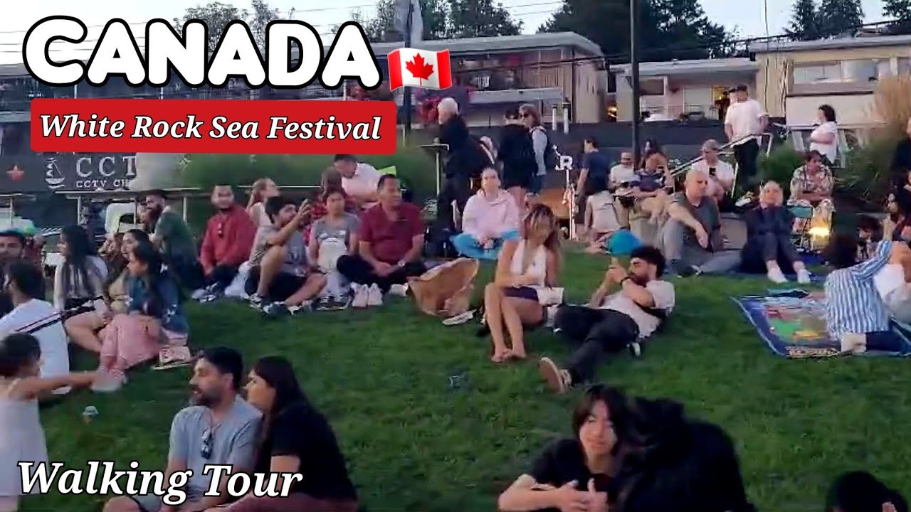 🇨🇦White Rock Sea festival / Longest Pier in British Columbia Canada