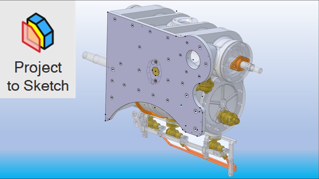 Alibre | All About Projecting to Sketches!