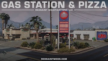 [MLO] Gas Station & Pizza | GTA5 Showcase