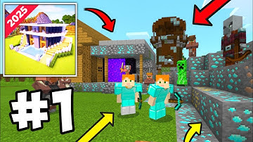 Craft World Block Building How To Find Diamonds - New Craft World Multiplayer Survival Series Part 1