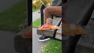 A Mouse Stole My Pizza Slice!