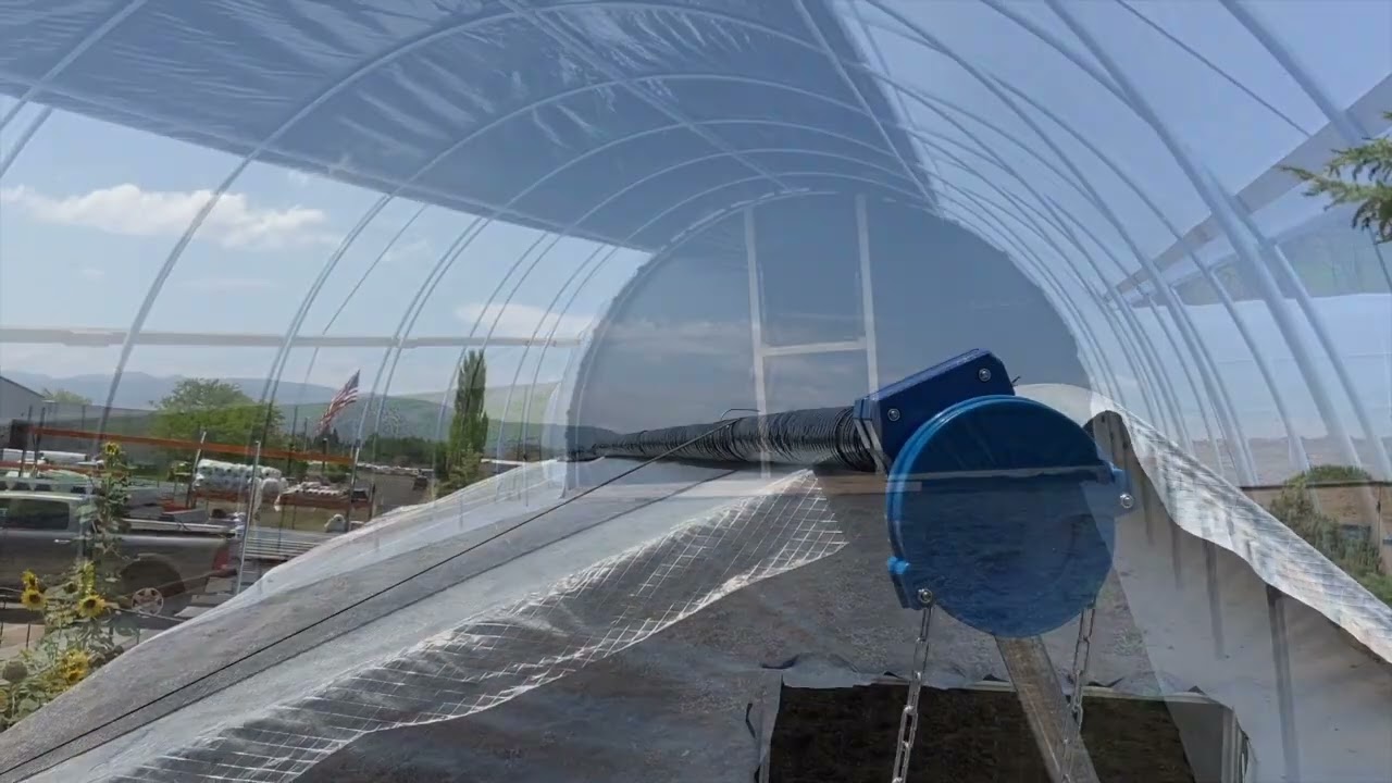 Light Dep Solutions automated blackout greenhouses *external frame*