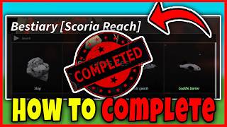How To Get Scoria Reach 100% Bestiary In Fisch Full Guide To Complete Bestiary Roblox