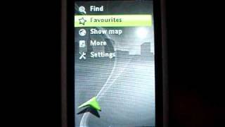 Sony Ericsson Aino: navigace Wisepilot