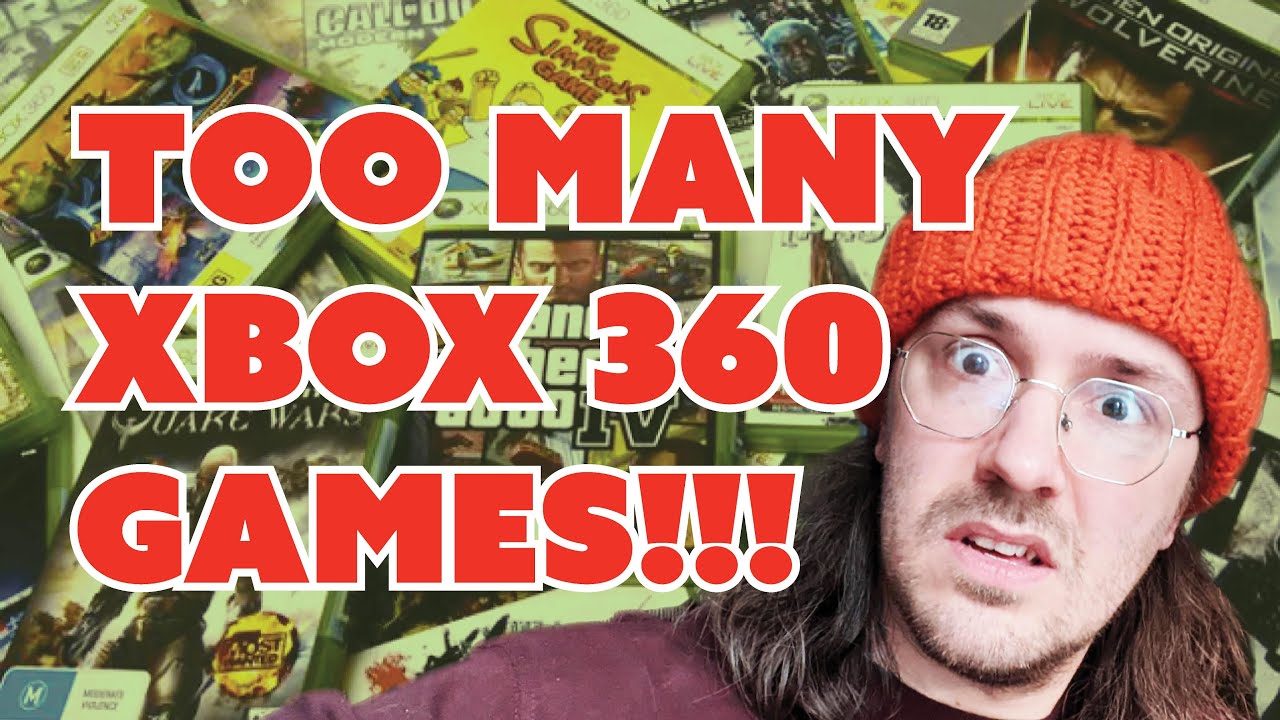 Unboxing 70 Xbox 360 games from Goodwillfinds.com