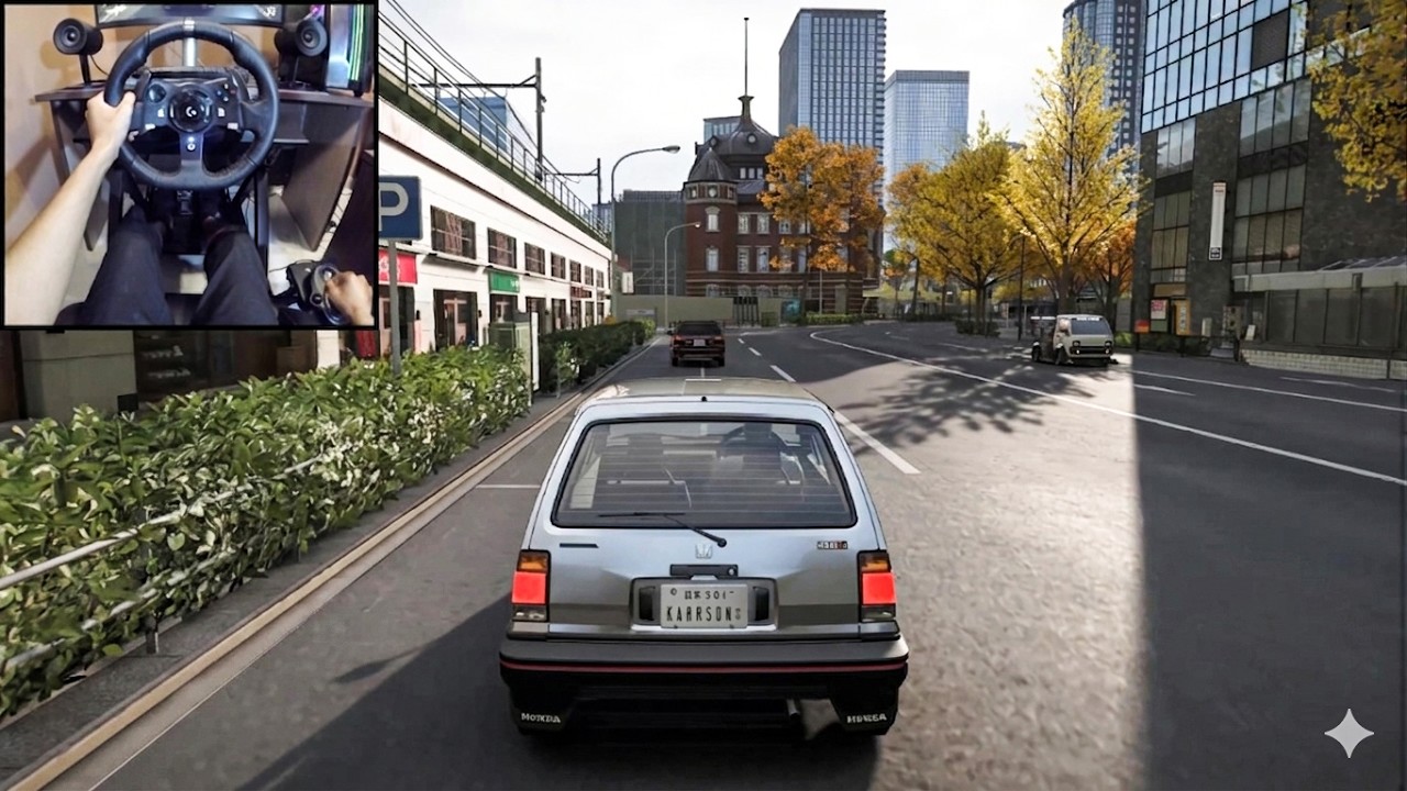 Realistic Drive in Tokyo - Honda City E II - Forza Horizon 6
