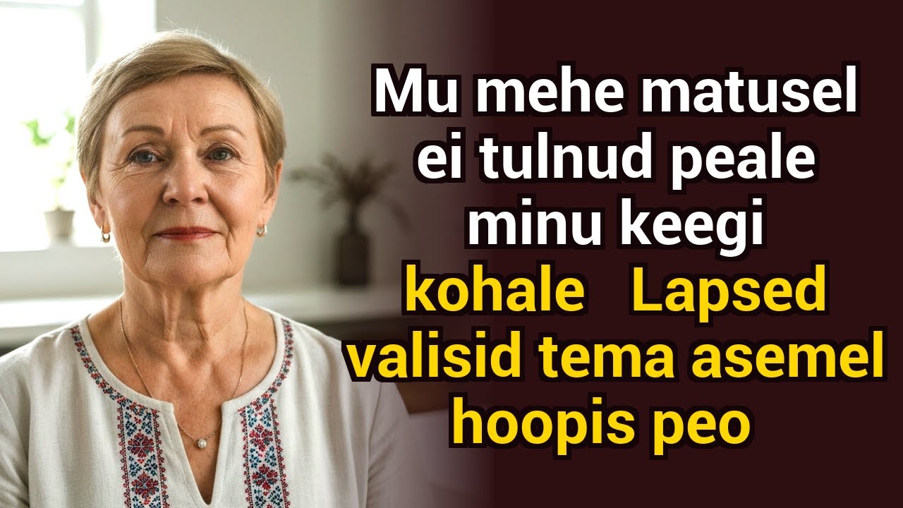 Mehe matusele ei tulnud keegi peale minu — lapsed valisid peo, mitte hüvastijätu