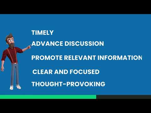 Discussion Board Post Tips