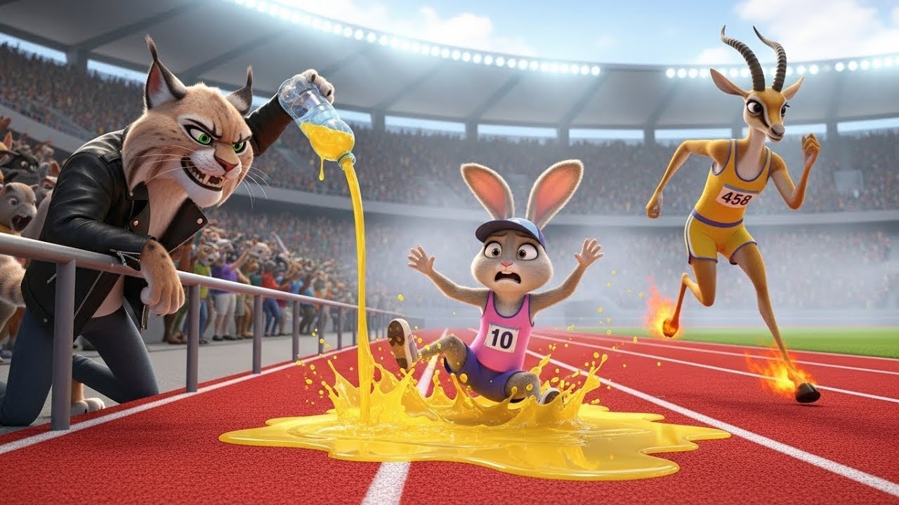 🦊 Zootopia 2 | 🏁 Judy faces a challenge at the marathon finish line… An emotional moment! 💫🏃‍♀️