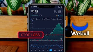 How to Place Stops on Options in Webull Mobile App screenshot 5