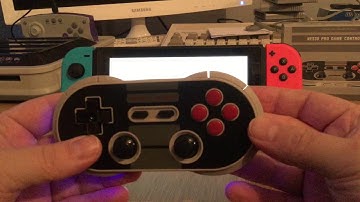 How to use The Nes30 Pro Controller By 8Bitdo - on the  Nintendo Switch
