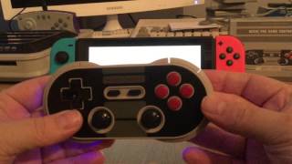 How to use The Nes30 Pro Controller By 8Bitdo - on the  Nintendo Switch