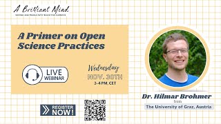 A primer on open science practices - Masterclass with Dr. Hilmar Brohmer