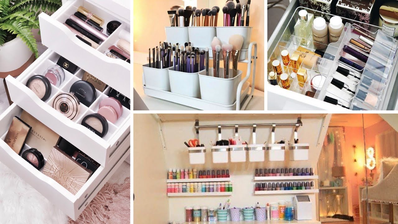 10 Best IKEA Makeup Storage - YouTube