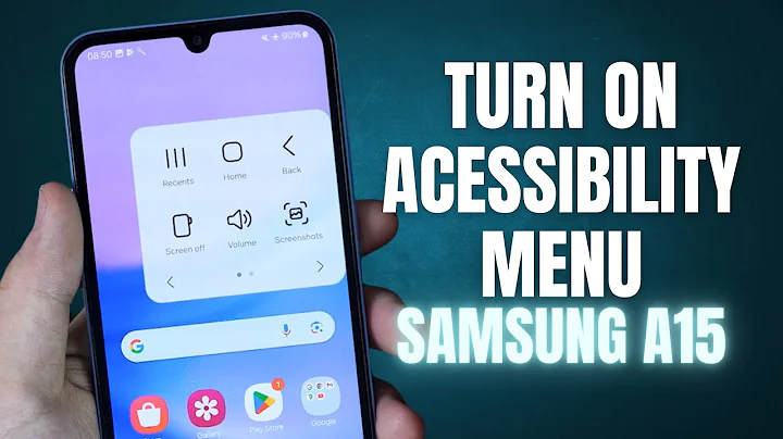 How to use Accessibility Menu on Samsung Galaxy A15
