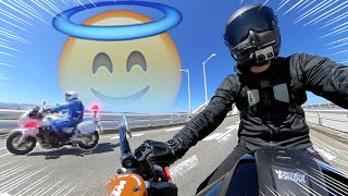 【スリリング！】1300cc怪物バイクで出社中に色んな事が起こりました【KTM 1290 Super DUKE R】