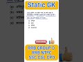 Static GK Previous Year Question || SSC CGL || #staticgk #generalknowledge #ssccgl #rrbntpc #shorts