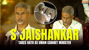 S Jaishankar takes oath as Union Cabinet Minister in Modi Govt 3.0 | PM Modi Oath Ceremony