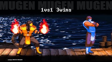 Scorpion vs Sub Zero | MUGEN 1vs1