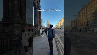 Standing In Front Of The Scott Monument