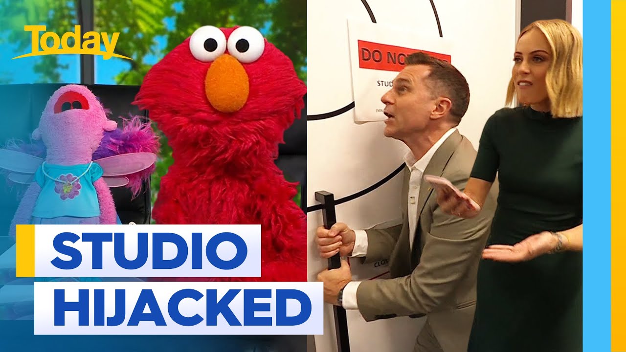 Sesame Street TAKEOVER locks hosts out of studio | Today Show Australia