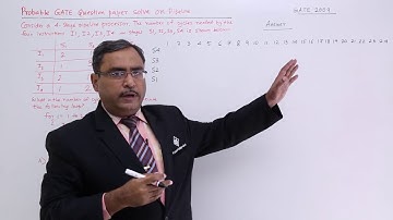 Pipeline Architecture GATE Exercise 1