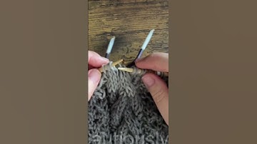 Quick Cable Fix Without Undoing Rows #hack #fix #fixhow #knitting #knitcable #howto #easyfixes