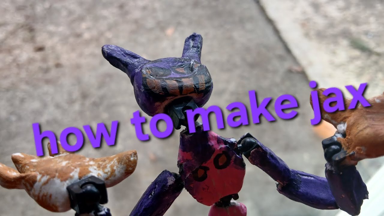 Custom Jax action figure from The Amazing Digital Circus 🎪 