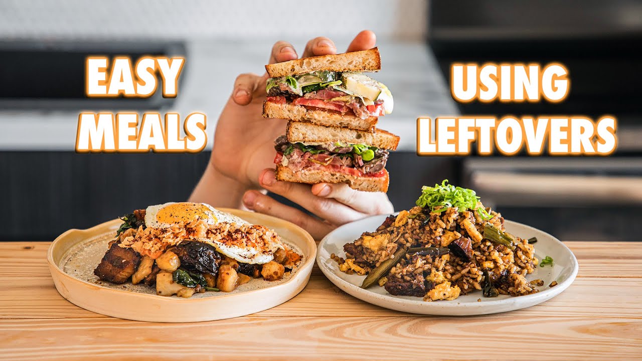 Easy And Healthy Meals Made With Leftovers | Joshua Weissman
