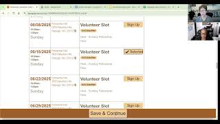 SignUp Genius Fellowship Tutorial