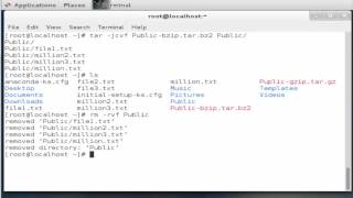 023 Archiving and Compression using tar